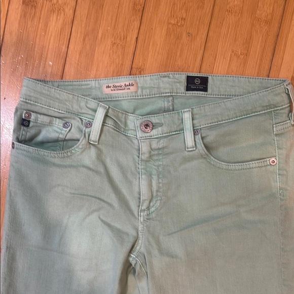 Adriano Goldschmied (AG) "The Stevie Ankle" Slim Straight Leg Pants 29R - Picture 2 of 11